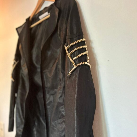Veste Chic en Tulle Noir - Picture 1 of 4